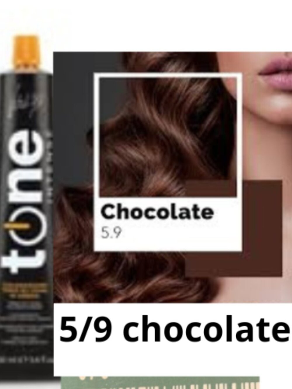 Tinte Vitality's Tono 5.9 chocolate semi permanente sin amoniaco Color intenso